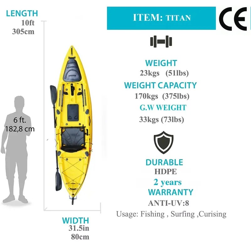 10ft Single Seat Sit on Fishin - Fishing Kayak Sit In ulasan dan harga